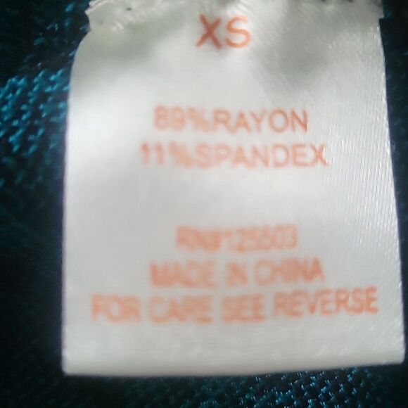 NWT Torn Ronny Kobo XS Amelie Maxi Bodycon Dress Teal fitted Stretchy Sexy Boho - Picture 12 of 12